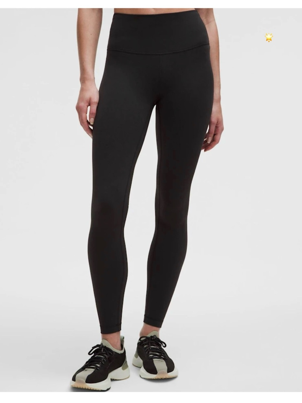 SZ 12 lululemon athletica WUNDER UNDER HIGH-RISE TIGHT 28" BLACK